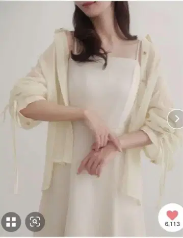 CENEA 소매 리본 드로스트 셔츠 블라우스