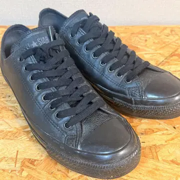 27cm 컨버스 가죽 올스타 블랙
