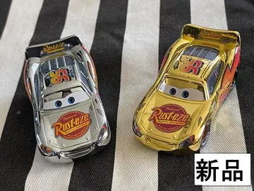 새상품 카 Cars 미니카 골든 실버 맥퀸 세트