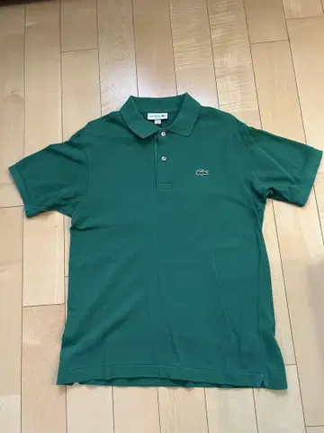 LACOSTE 그린 컬러 피케 셔츠 M 사이즈