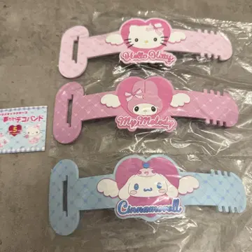 꿈처럼 귀여운 데코 밴딩 산리오 가챠 키티 마이멜로디 시나몬