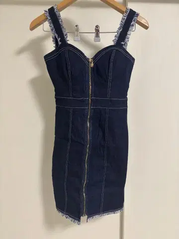 JEWELS 다크 블루 집업 드레스 S 사이즈