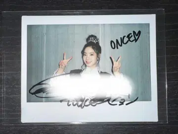 twice 다현 친필 사인 폴라로이드