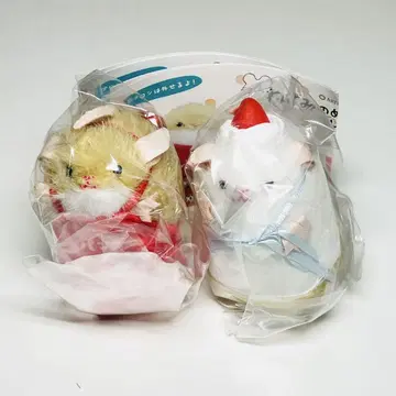 쥐 봉제 인형 & 의상 컬렉션 2 가챠 2종 세트