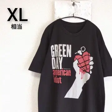 GREEN DAY AMERICAN IDIOT 티셔츠 블랙 XL