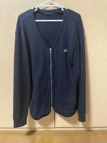 Lacoste 네이비 가디건