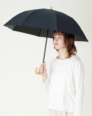 선배리어100 접이식 양산 2단 무지 블랙