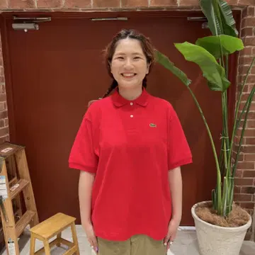 "LACOSTE for BEAMS BOY" 별주 피케 셔츠 38
