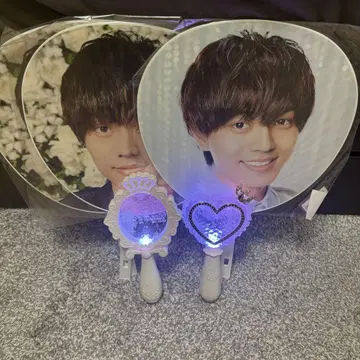 King & Prince 나가세 렌 부채 응원봉 세트