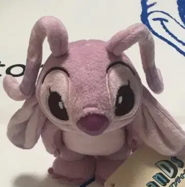 스티치 봉제 인형 약 15cm 연보라색