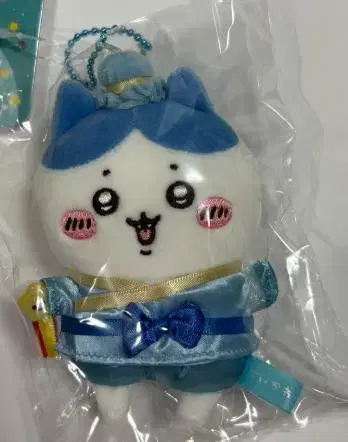 파랑과 화이트 고양이 봉제 인형/마스코트