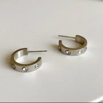 1.5cm 후프 귀걸이 S