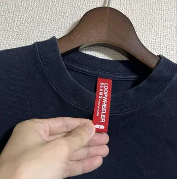 LOOPWHEELER x BEAMS JAPAN 매달아 짜는 천축 롱티