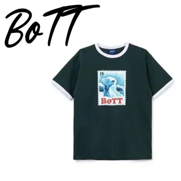 BoTT Bear Stamp Ringer Tee 그린 L