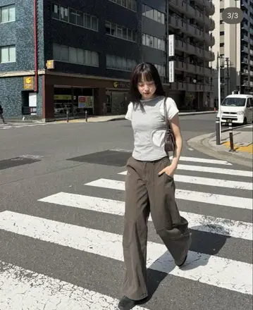 sendoo 배럴 레그 팬츠