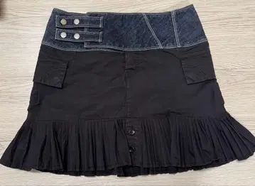AJ Armant Jeans 플리츠 스커트 약 43cm 기장