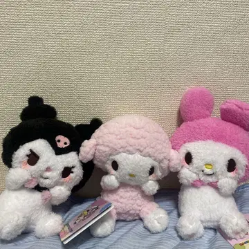 귀엽고 깜찍한 산리오 캐릭터즈 뿅뿅 봉제 인형 3종 세트