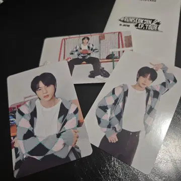 포토 카드 BTS JIN RUNSEOKJIN 랜덤 진 트레이딩 카드