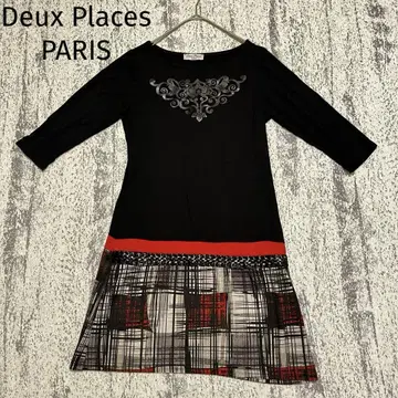 *Deux Places PARIS* [F] 절개 롱 상의 프랑스제