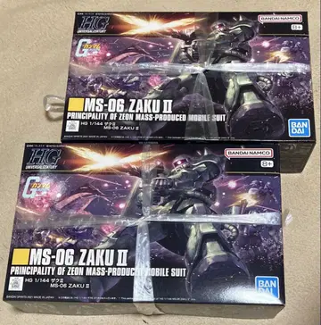 건담 프라모델 HG MS-06 ZAKU II 2개 세트