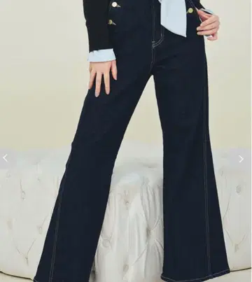 LillyBrown 2024 스트레치 플레어 데님 팬츠 00