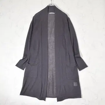 오쿠사 나오코 시즌 스타일 라보 캐시미어 100% 얇은 소재 롱 가디건