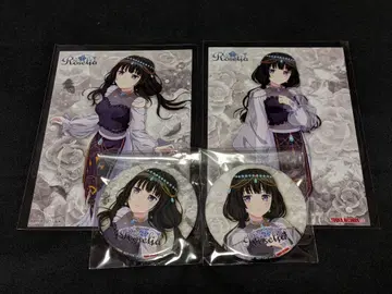 Roselia 타워 레코드 혜택 흰금린코 캔뱃지 브로마이드