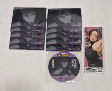 레이디 나강 캔뱃지 메탈 카드 코스터