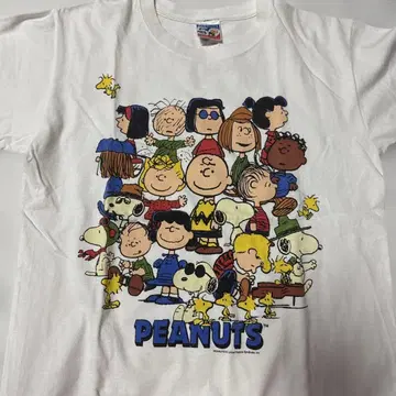 구제 의류 PEANUTS 스누피 티셔츠 L 앰빌 바디