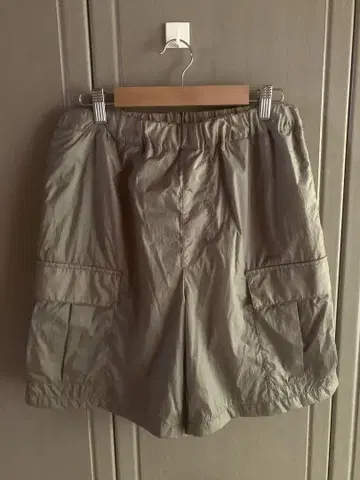 무인양품 무지 라보 발수 나일론 카고 숏팬츠 (S)