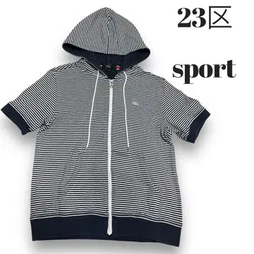 23구 SPORT(23구 스포츠) 반팔 후드티