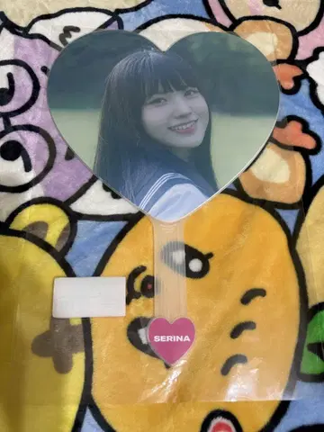 SERINA 하트 모양 부채 MADEIN ADVENTURE 2024