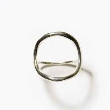 아르티다우드 텍스처 서클 반지 실버 15호