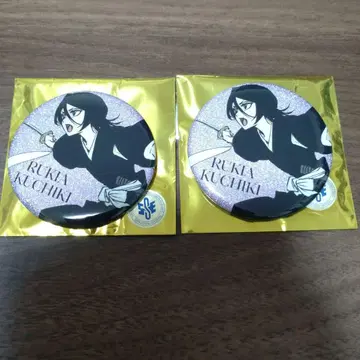 BLEACH WORLD 루키아 캔뱃지 2개