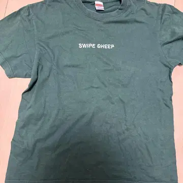 SWIPE SHEEP 그린 티셔츠 L 사이즈