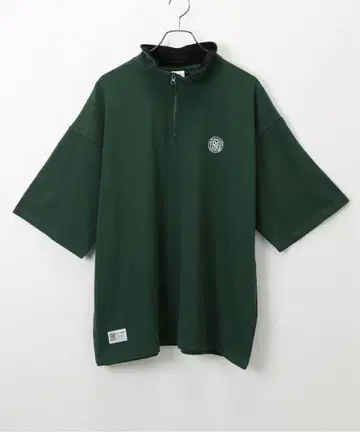 VISION STREET WEAR 하프 지퍼 티셔츠
