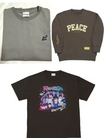 King & Prince 킹프리 Re:ERA 피스 티셔츠 트레이닝복