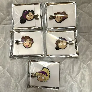 닌자 타마 란타로 앞머리 클립 4학년 컴플리트 전 종류 5종 세트
