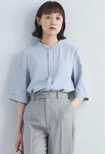 [새상품급] 그린 라벨 릴랙싱 포켓 셔츠 워셔블