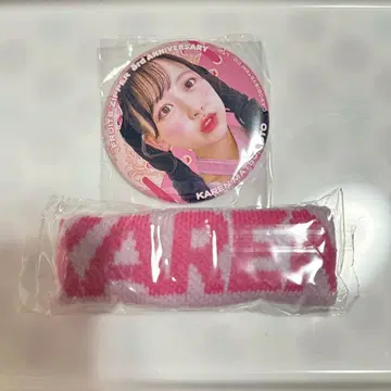 FRUITS ZIPPER 마츠모토 카렌 리스트 밴드 캔뱃지