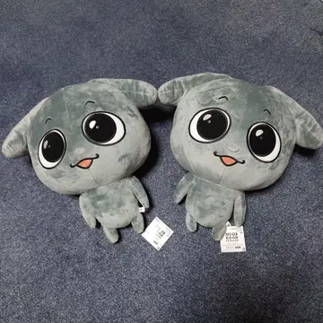 새상품 택 포함 Kkamung&Angto 메차모구토 봉제 인형 2개 세트
