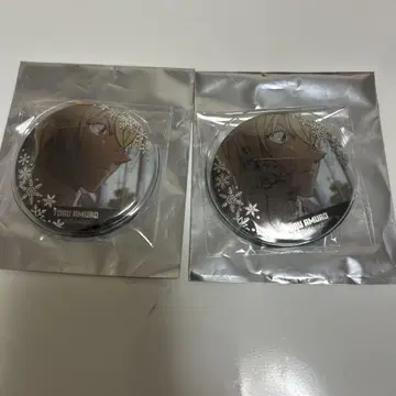 명탐정 코난 커버 캔뱃지 아무로 토오루 2세트