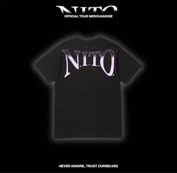 N.I.T.O. 투어 공식 티셔츠 L 사이즈 [핑크]