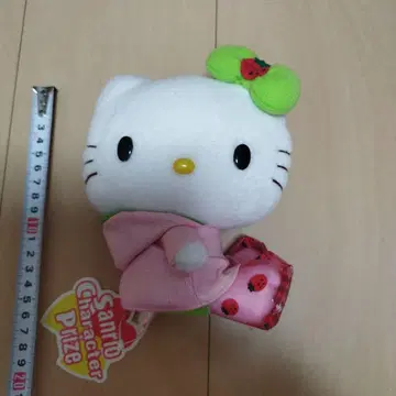 헬로키티 봉제 인형 레인코트와 장화