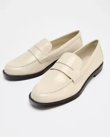 ZARA 자라 페니 스트랩 로퍼 미사용 택 포함
