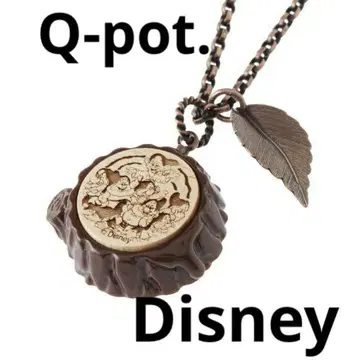 Q-pot. 디즈니 콜라보 백설공주 7명의 난쟁이 그루터기 목걸이