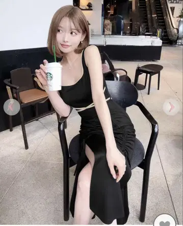 Rady 바이컬러 맥시 원피스