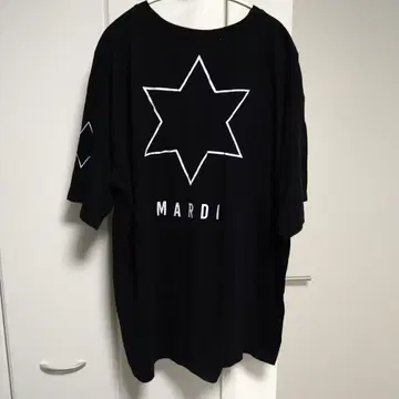 키요하루 SADS 2018 투어 굿즈 MARDI 스타 T셔츠 블랙