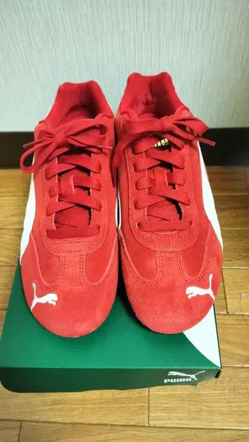 Puma 스피도 캣 빨간색 24.5