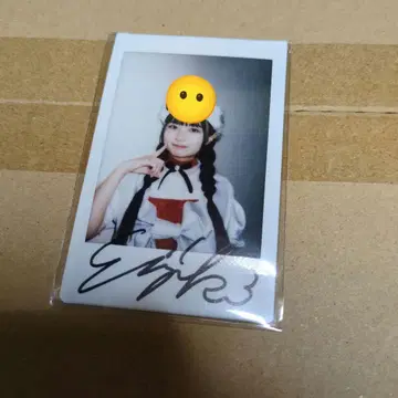 오동나무 미즈키 온토쿠 친필 사인 폴라로이드